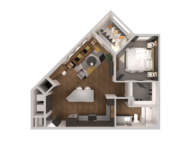 Fillmore (1-BR) 755 sq ft