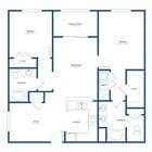 2x2 Large w/Sunroom Floor Plan