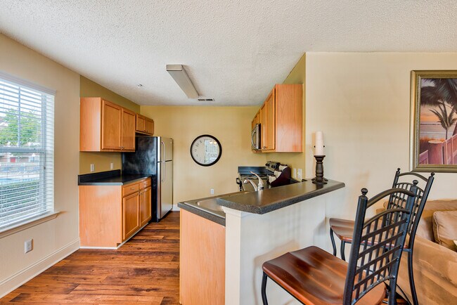 Our kitchens include stainless steel appliances open floor plans
