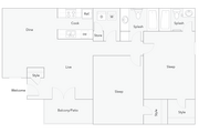 Carlisle | 2-Bedroom Floorplan