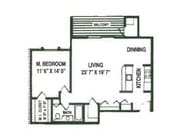 1-Bedroom Deluxe Apt