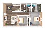 Two Bedroom Two Bathroom