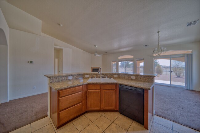 Kitchen Counter with Seating - 1121 Bourbon St Unit A