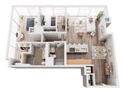 C1 floor plan Aston