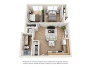 2 habitaciones, 1 baño más