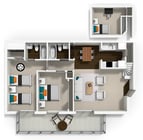 Extra Large ILP Floorplan (2X2LOFT)