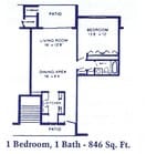 1BR/1BA