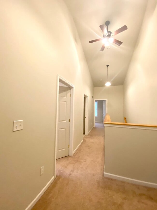 Hallway has office space