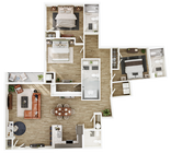 C8 floor plan The Seventeen Hundred on East