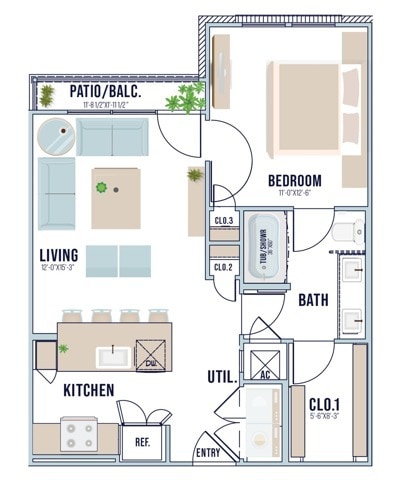 A1 | 661 sq ft - A1