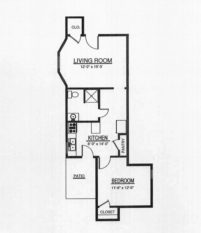 Photo - 1 Bedroom Apartment w/ Balcony in Downtown Lafayette Unit Apt. D