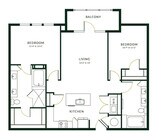 B2N floor plan The Hartley at Blue Hill