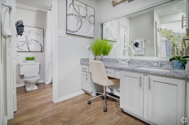 2BR, 2BA - 1036SF Bathroom 1