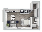 S2 floor plan 850 Living