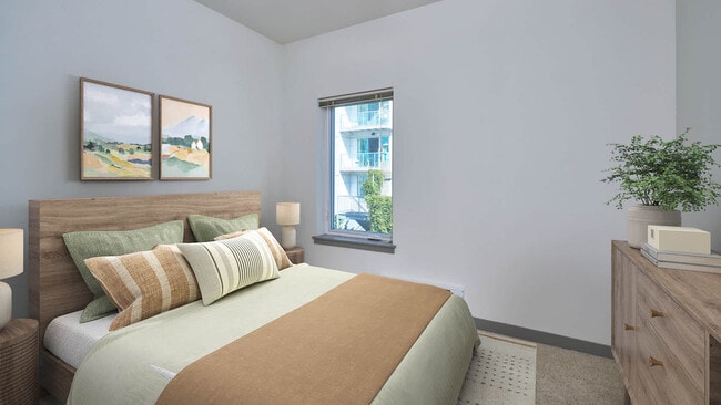 Bedroom with Hard Surface Flooring