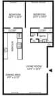 2BR/1BA