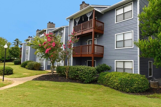 Private Patios and Balconies - District at Hamilton Place Apartments