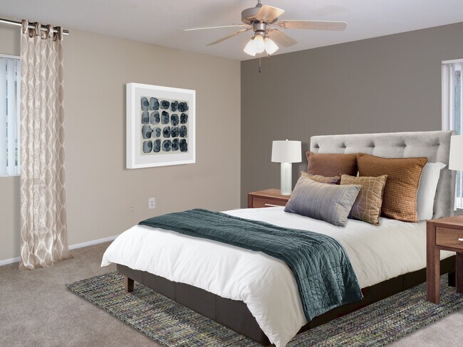 Classic Package II bedroom room with carpet
