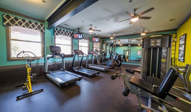 Enjoy the 24-hour fitness center for anytime convenience