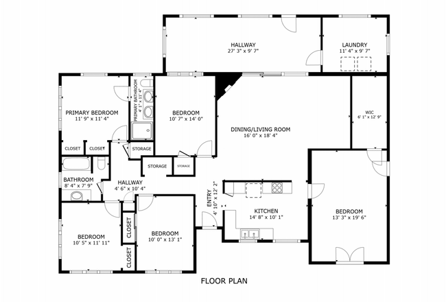 Photo - 5 BED, 2 BATH HOME WITH POOL IN THE BROADM...