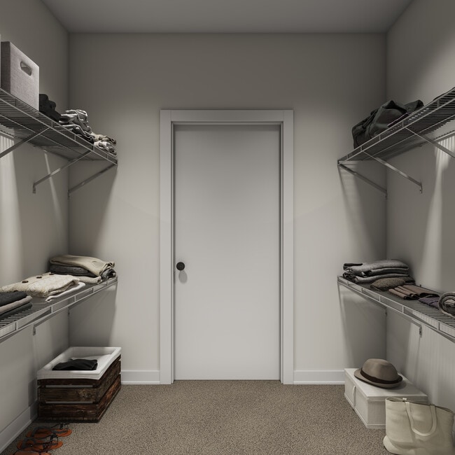 3BR, 2BA 2nd fl. - 1,110SF - Primary Closet