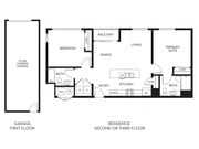 Clairmont | 2-Bedroom Residence Floor Plan