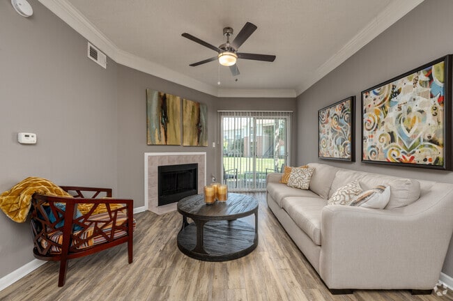 Model - 2BR, 2BA - 1,084SF - Living Room