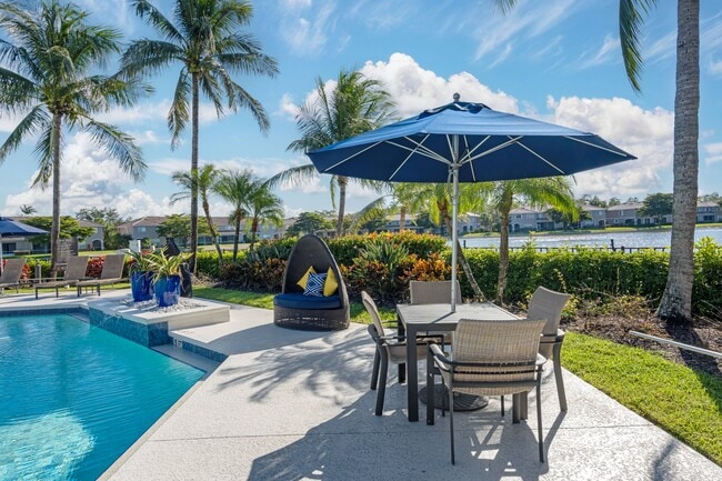 Poolside Table and Lounge Chairs - Cypress Legends