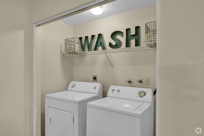 1BR, 1BA - 792SF - Washer & Dryer Area