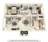 2BR/1BA Stewart