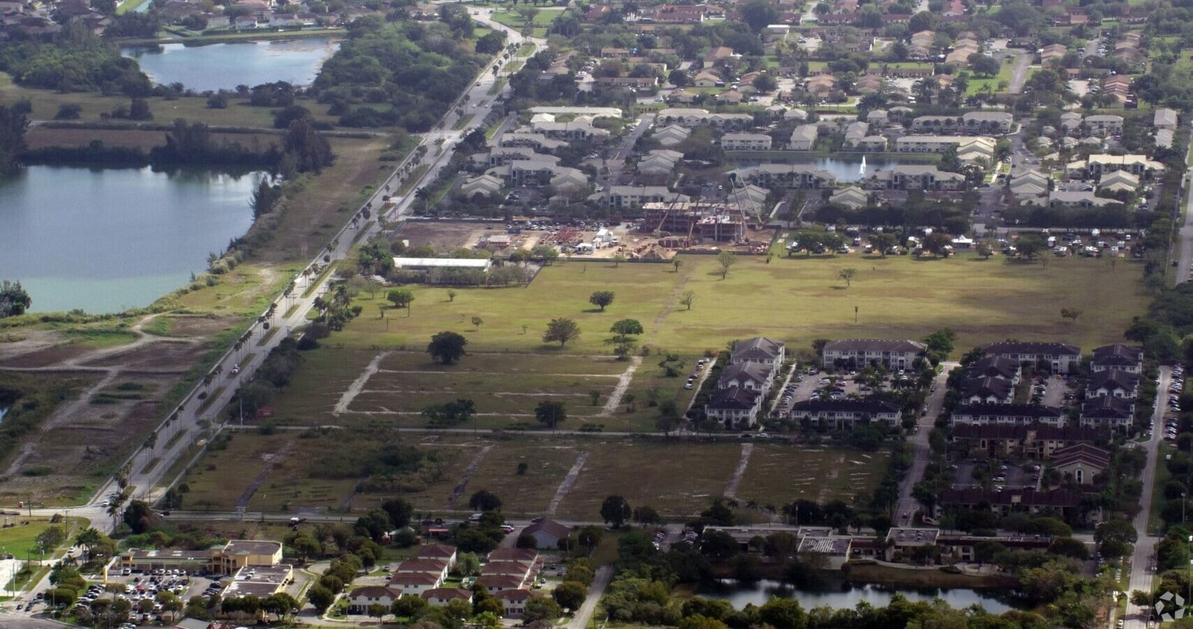 Aerial of Construction - Naranja Grand II Apartments