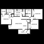 3BR/2BA