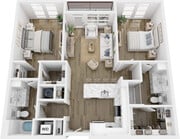 Rossi floor plan The Brinkley at the Edge