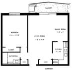 1BR/1BA