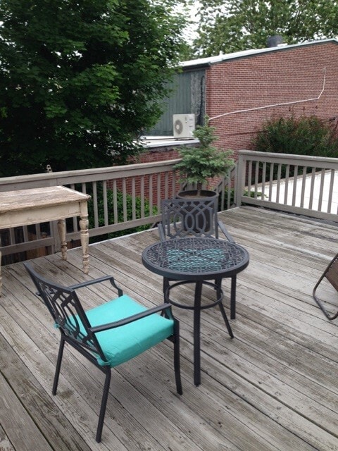 Private Back Patio - 1907 Delaware Ave Apartments Unit 1907 DE Ave - 2nd Floor