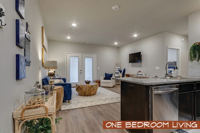 ONE BEDROOM: Living Room - Rylan's Creek Apartments