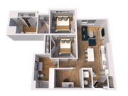 C3-Den floor plan The James