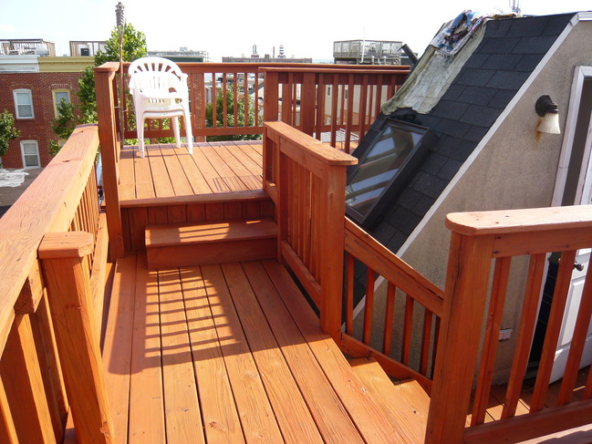 multi-level roof deck - 2922 Hudson St Unit Apt. B
