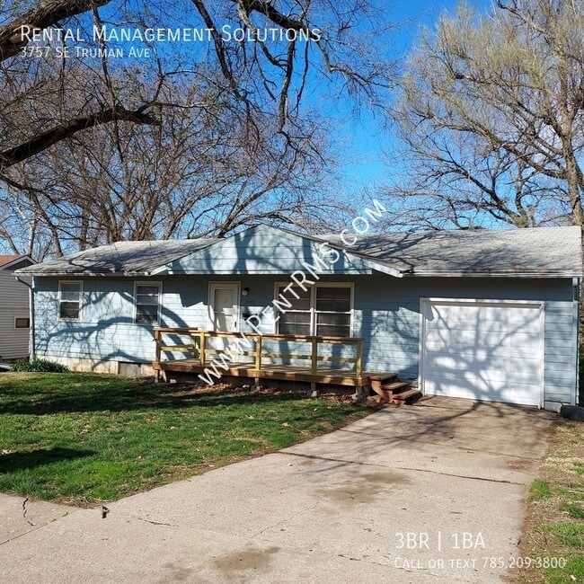 3757 SE Truman Ave Rental House Rental in Topeka, KS