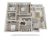C1_3Bed_2Bath_1442 Sq Ft