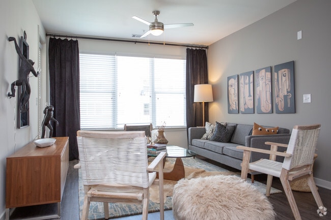 2BD/2BA - 1045SF Living Room