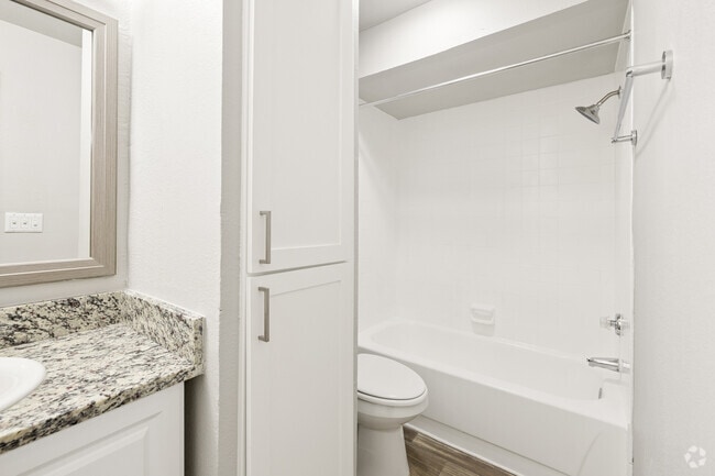 A3 1BR, 1BA - 710SF - Bathroom