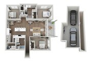 Floor Plan 3B | Seasons at Franklin | Apartments in Franklin, WI