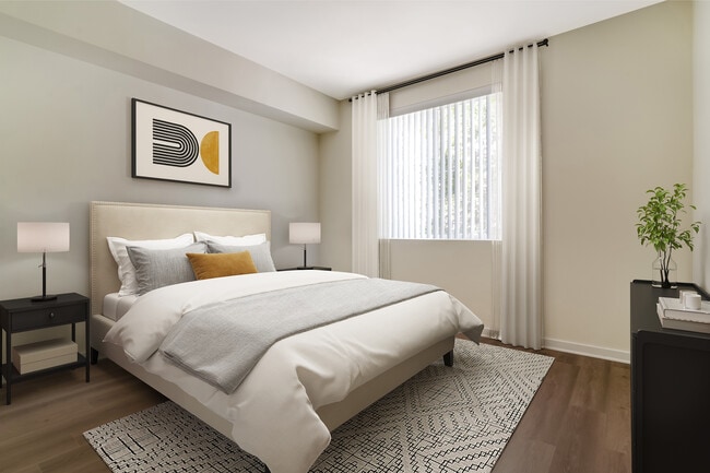 Classic Package II bedroom with hard surface flooring