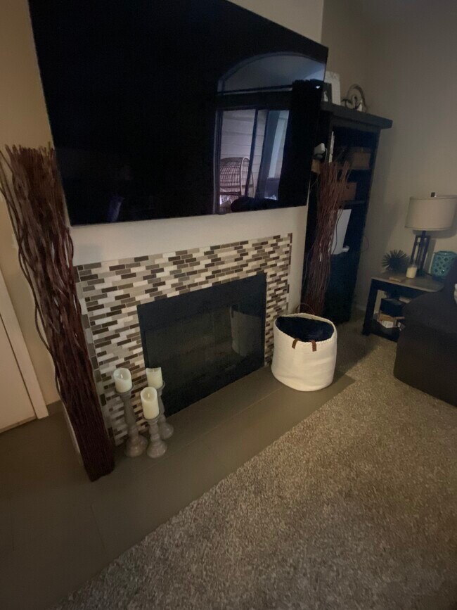Chimenea en la sala de estar - 1641 W Canal Cir, 735 Unidad 735