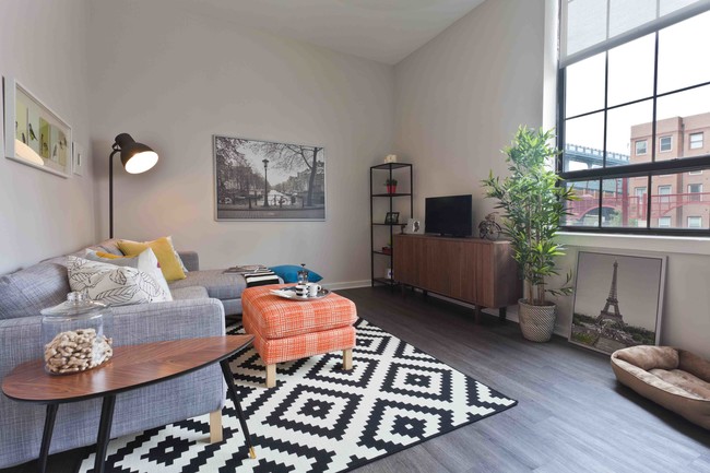 Newly renovated apartments with warm, neutral finishes - The Chocolate Works Apartments