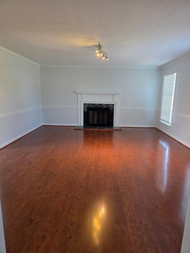 Chimenea en funcionamiento en la sala de estar. - 736 Lori Ln