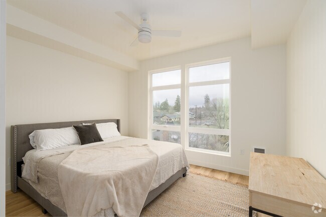 1BR, 1BA - 619SF - Bedroom