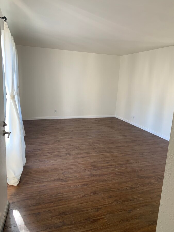 large open floorplan with beautiful hardwood style floors - 1244 Cabrillo Park Dr Unidad F