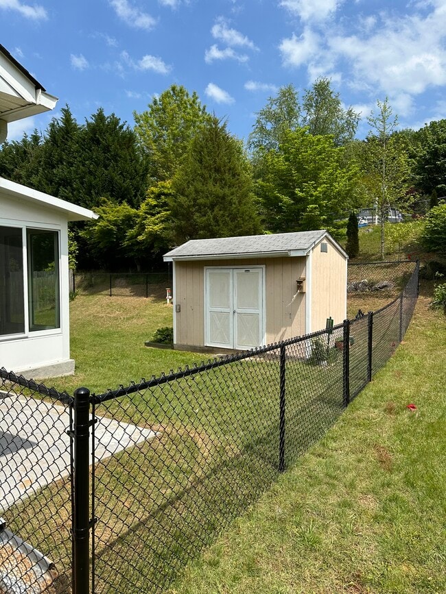 Fenced backyard - 1524 Hawkcrest Ln